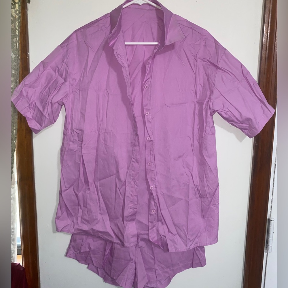 Women’s Lavender Short Set